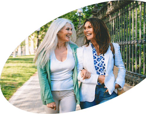 photo de deux femmes pour l'incontinence urinaire solution keat